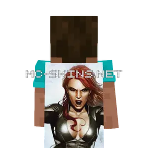 Black Widow cape, outside and lining