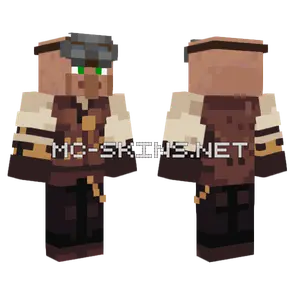 Blacksmith Villager Minecraft skin