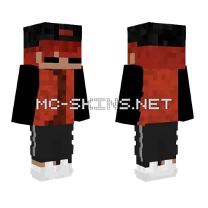 Blanket Hoodie Boy Minecraft skin