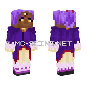 Blaze The Cat Anthro Design Minecraft skin
