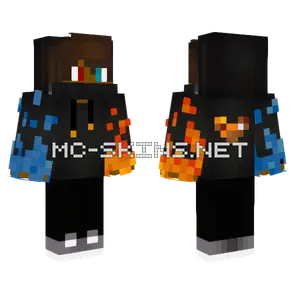 Blazinbray Fire Outfit Minecraft skin