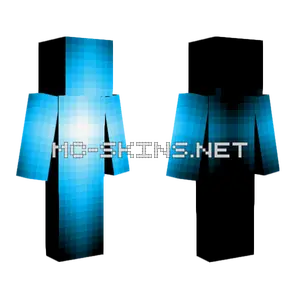 Blinding Light Gradient Glow Minecraft skin