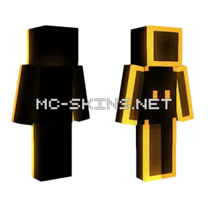 Bling Black Outfit Minecraft skin