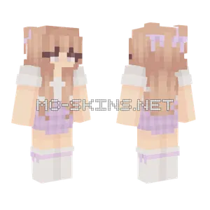 Blond Cute Girl Minecraft skin