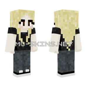 Blond Hair Girl Minecraft skin