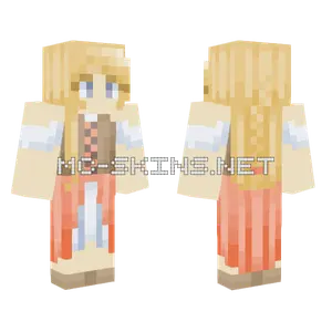 Blond Village Girl Minecraft skin