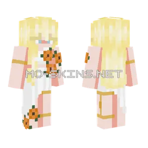 Blonde Angelic Figure Minecraft skin