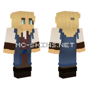 Blonde Farmer Outfit Minecraft skin