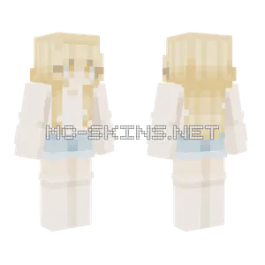 Blonde Girl Minecraft skin