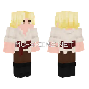 Blonde Girl Minecraft skin