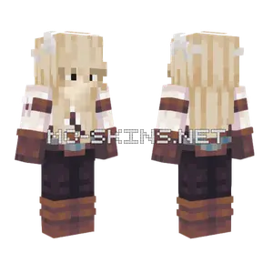 Blonde Girl Adventurer Minecraft skin