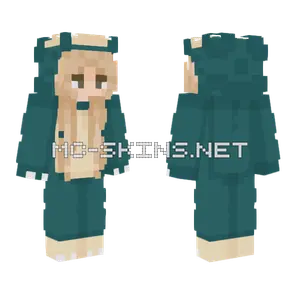 Blonde Girl Casual Minecraft skin