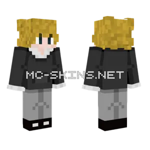 Blonde Girl In Suit Minecraft skin