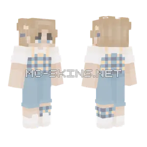 Blonde Girl Pajamas Minecraft skin
