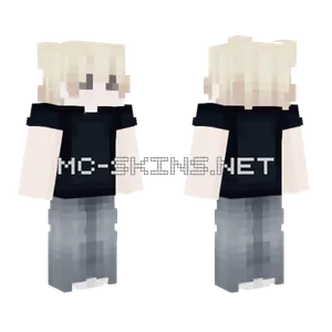 Blonde Hair Girl Outfit Minecraft skin