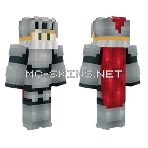 Blonde Kid In Armor Minecraft skin
