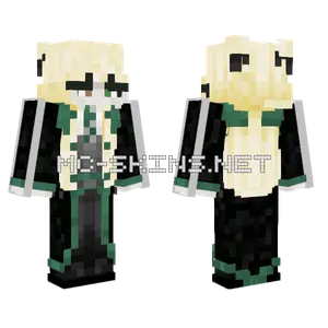 Blonde Slytherin Minecraft skin