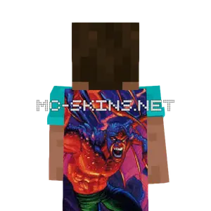 Bloodhawk cape, outside and lining