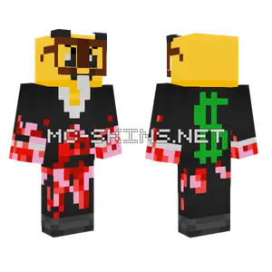 Bloodthirsty Nerd Minecraft skin