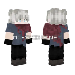 Bloody Anime Girl Minecraft skin