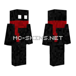 Bloody Black Figure Minecraft skin