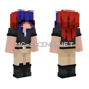 Bloody Blue Haired Figure