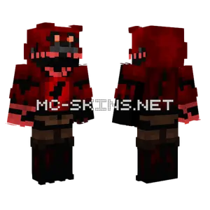 Bloody Demon Monster Minecraft skin