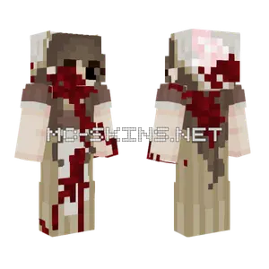 Bloody Girl Skin Minecraft skin