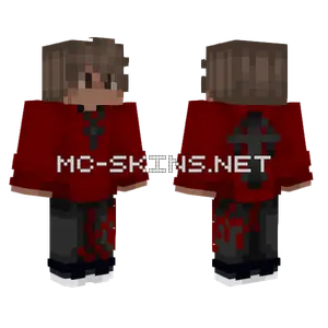 Bloody Priest Outfit Minecraft skin