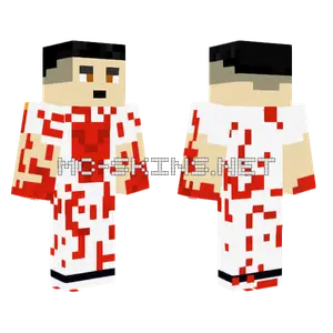 Bloody Punisher Minecraft skin