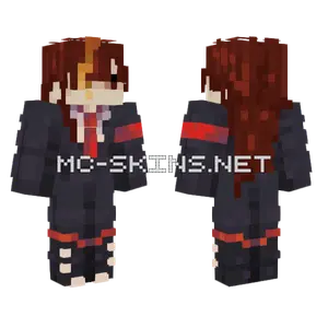 Bloody School Uniform Minecraft skin