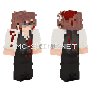 Bloody Suit Minecraft skin