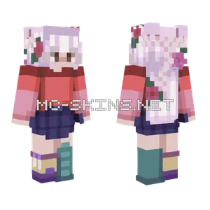 Blossoms Girl Minecraft skin