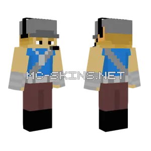 Blu Scout Minecraft skin