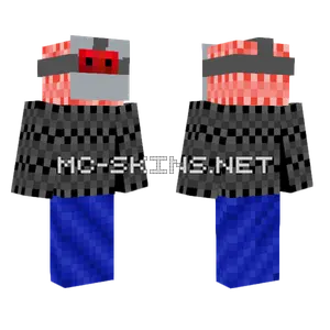 Blue And Black Suit Minecraft skin