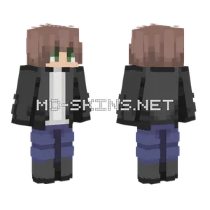 Blue And Grey Outfit Minecraft skin