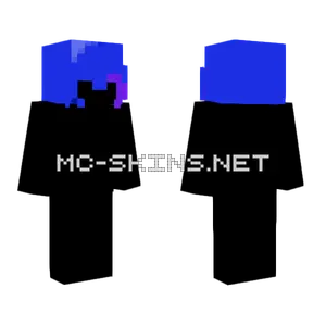Blue Anime Boy Minecraft skin