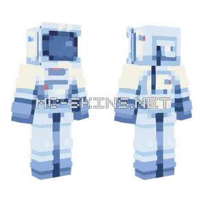 Blue Astronaut Suit Minecraft skin