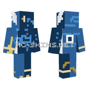 Blue Auramonster Minecraft skin