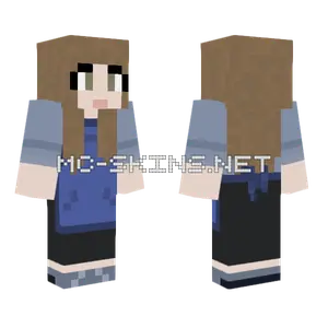 Blue Baker Minecraft skin