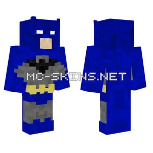 Blue Batman Suit Minecraft skin