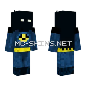 Blue Batman Suit Minecraft skin