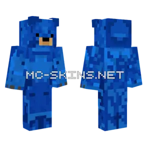 Blue Bear 2026 Minecraft skin