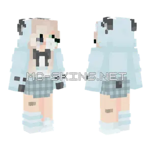 Blue Bearry Minecraft skin