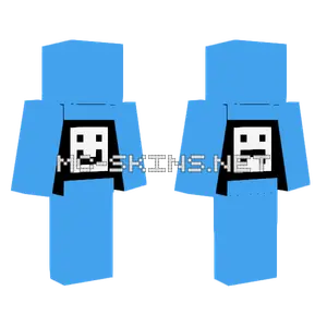 Blue Blob Minecraft skin