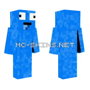Blue Blob Character