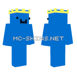 Blue Blob Character
