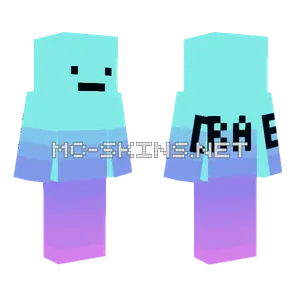 Blue Blob Creature Minecraft skin