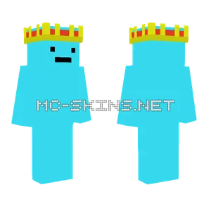 Blue Blob Monster Minecraft skin