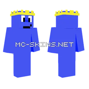 Blue Block Character